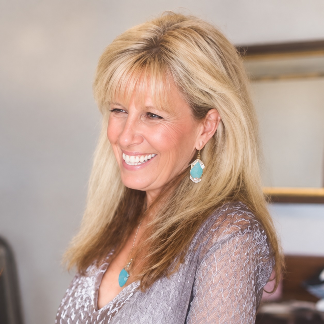 Gloria Anne Fritz smiling